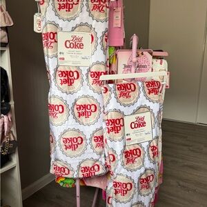 Coca Cola White and Red Blanket